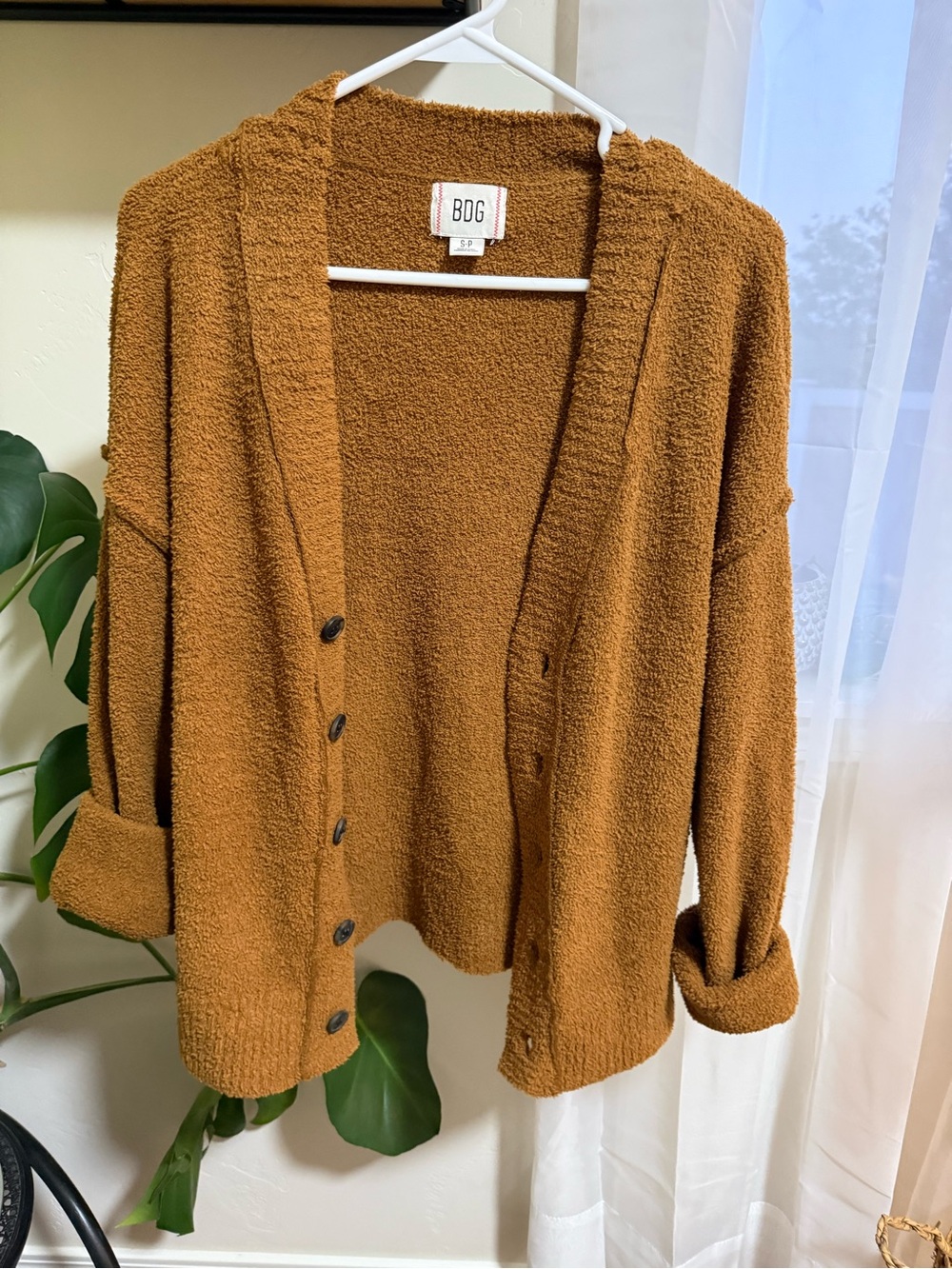 BDG Chunky Oversized Button-Up Cardigan